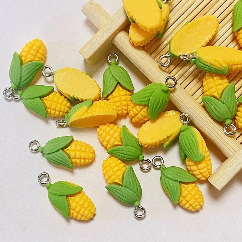 Resin Craft Material - 20 قطعة من الحليات الراتنجية المضحكة