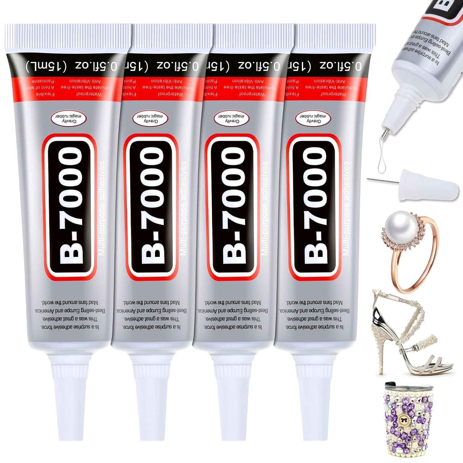 Resin Craft Material - 1-10 قطع لاصق سائل فائق B-7000