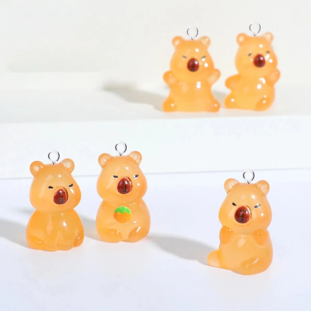 Resin Craft Supplies - 10 قطع من الحلي الراتنجية اللطيفة