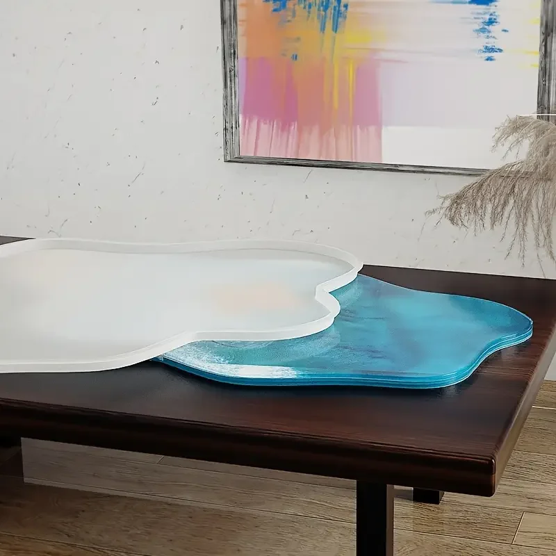 Resin Ocean Wave Mold - قالب سيليكون كبير 61 سم لصب