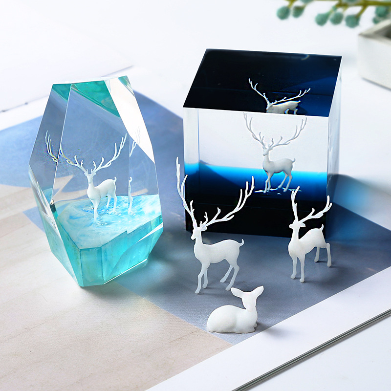 Resin Ocean Wave Mold - SNASAN 6 قطع ثلاثية الأبعاد مايكرو