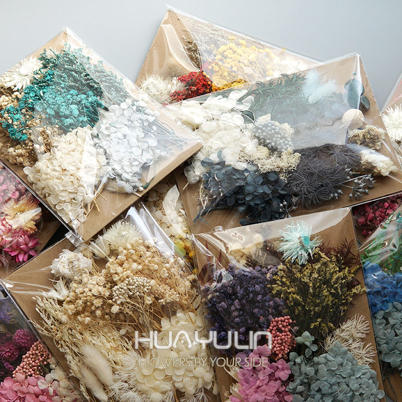 Flower Preservation Resin - 1 حزمة النباتات الاصطناعية المجففة الزهور