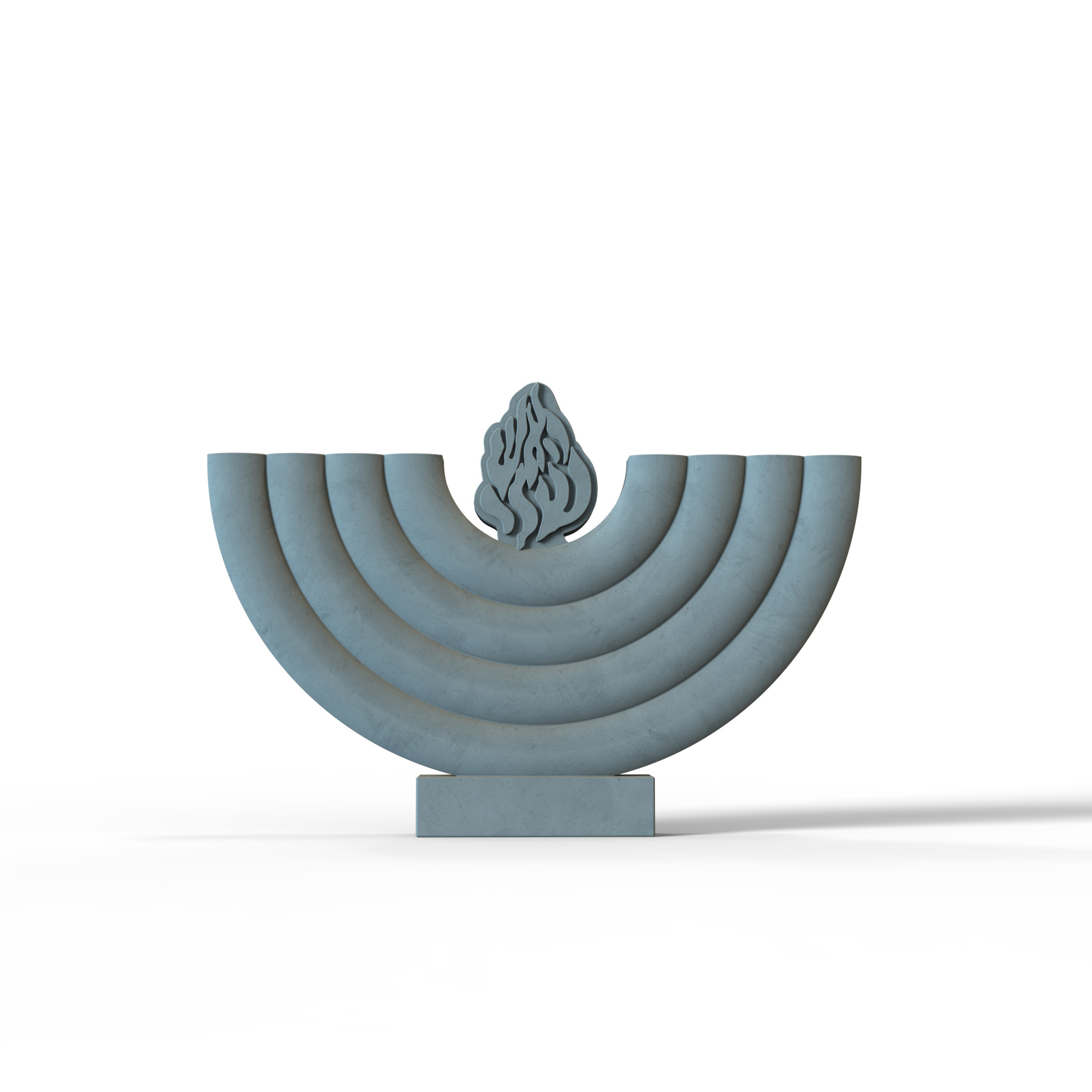 Serving Tray Mold - قالب سيليكون للخرسانة اليدوية هانوكا مينورها،
