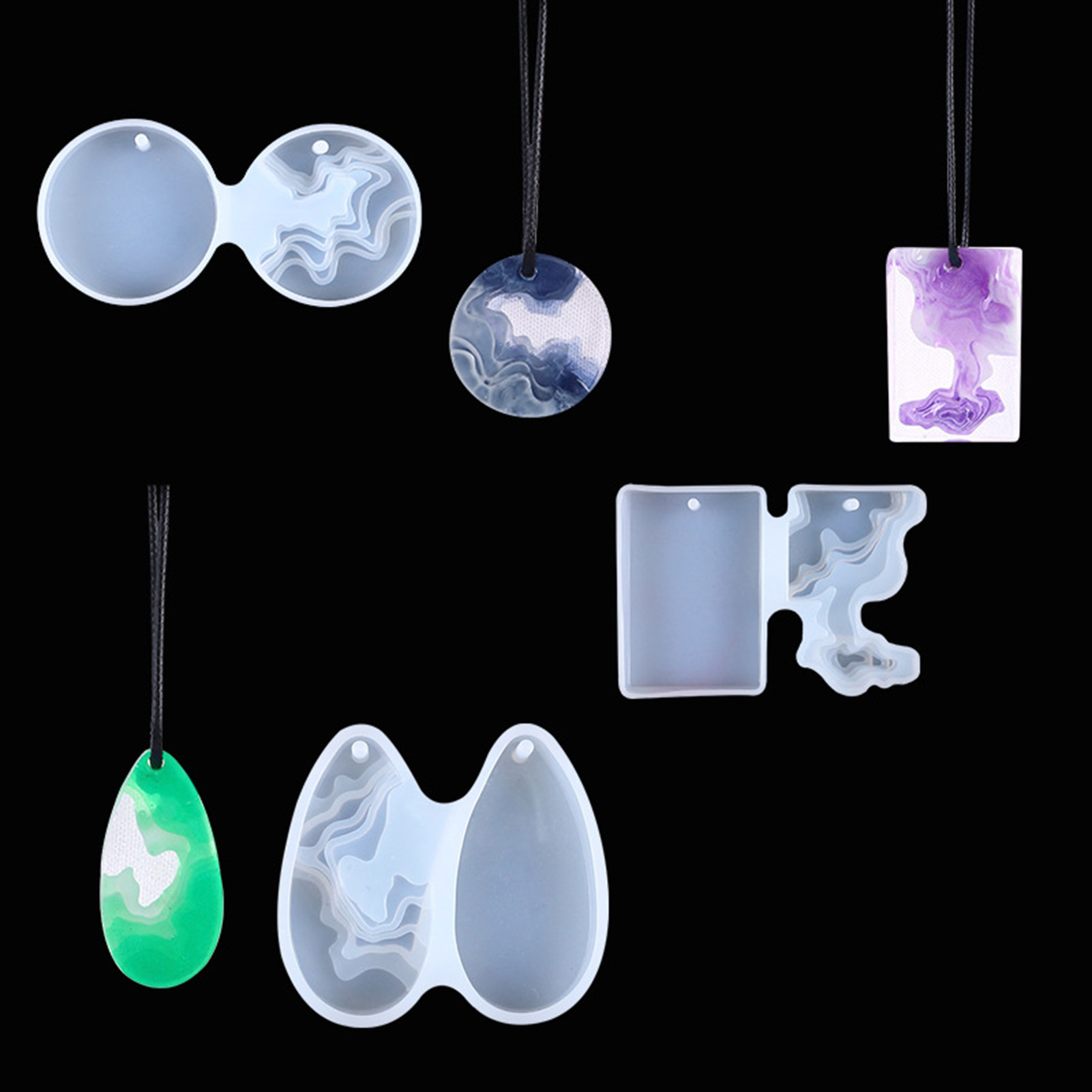 مجموعة قوالب كريستال للحرف الي - مراجعة Geode Mold Silicone وسعره