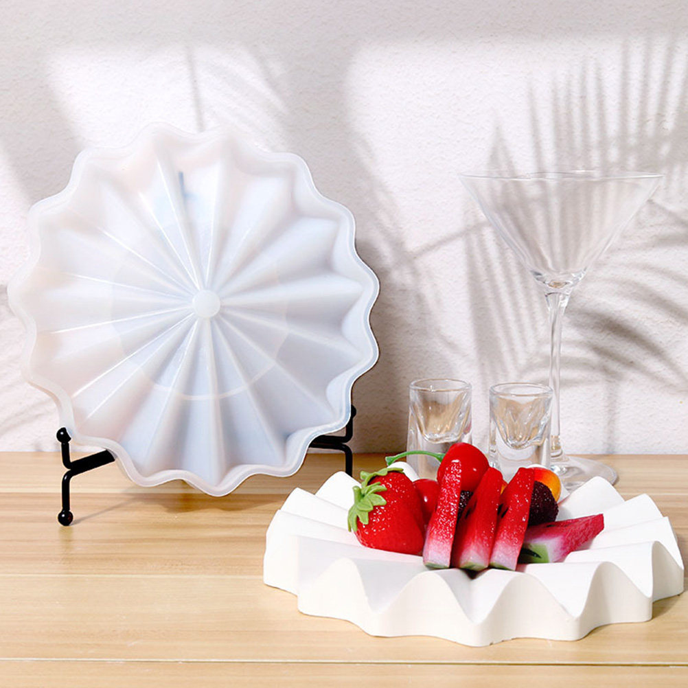 قالب صينية تصريف مموجة من السي - مراجعة Serving Tray Mold وسعره