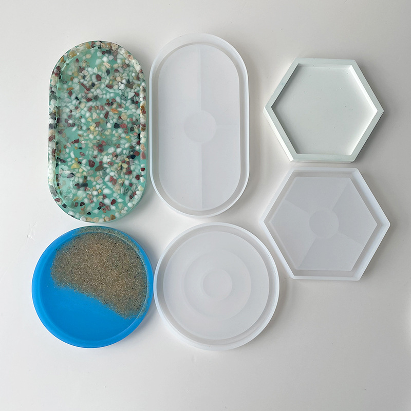قاعدة مستديرة قالب من السيليكو - مراجعة Coaster Mold Round وسعره