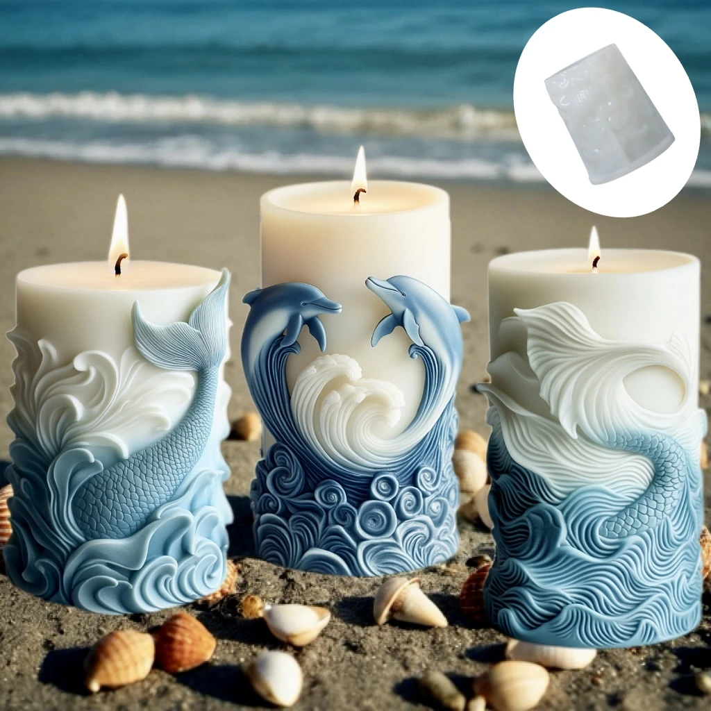 2024 موجة المحيط رغوة شمعة أسط - مراجعة Resin Ocean Wave Mold وسعره