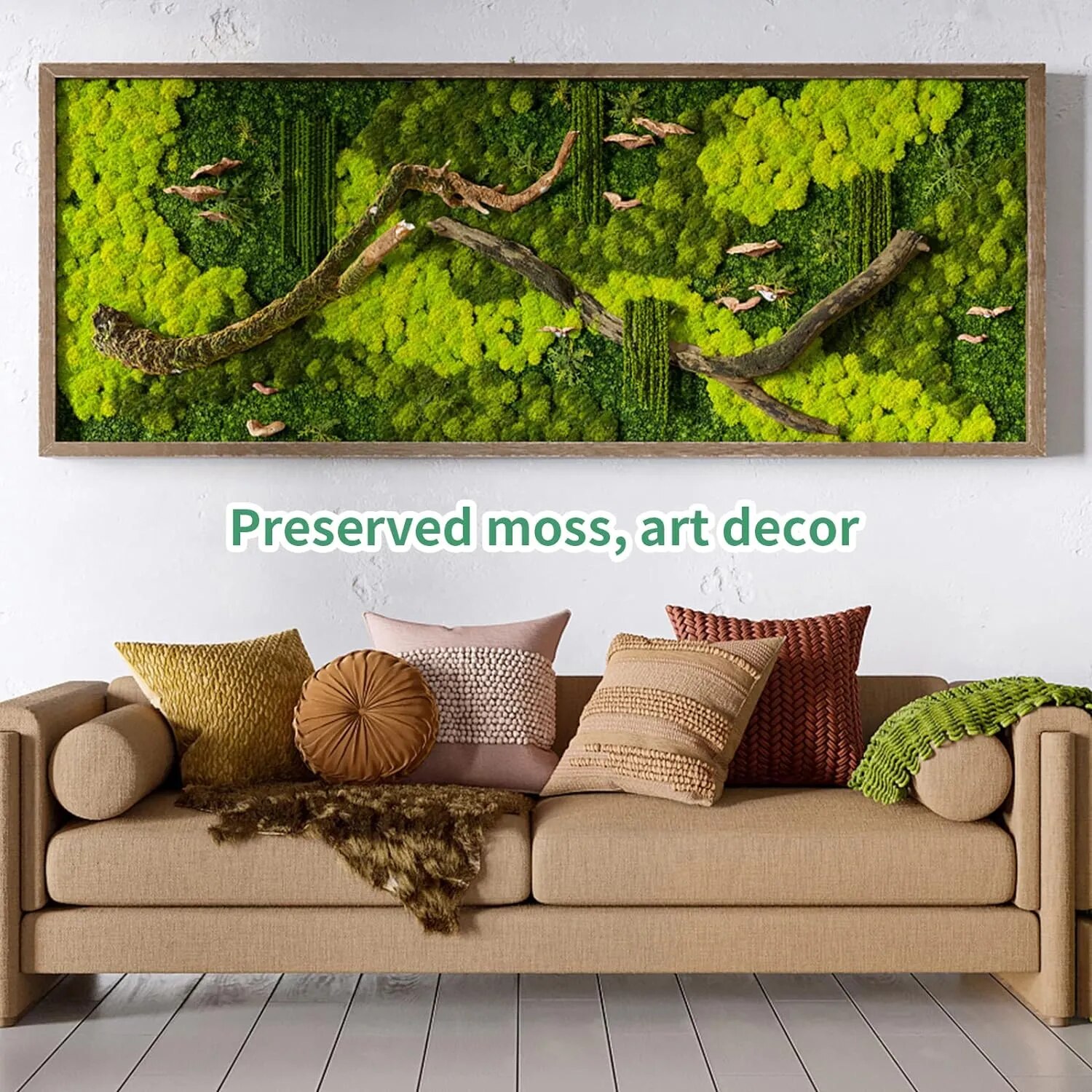 النباتات الخضراء الاصطناعية ال - مراجعة Terrarium Moss Art وسعره