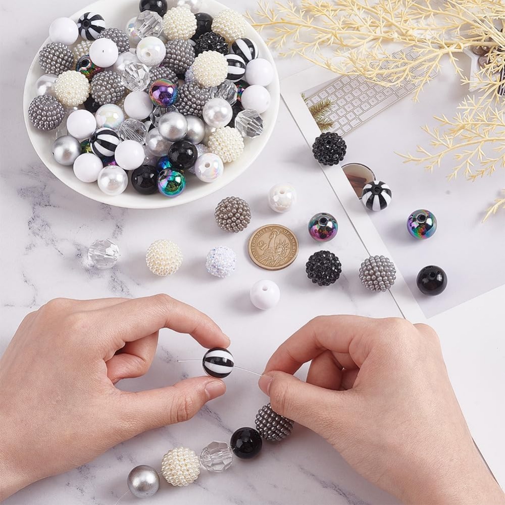 106 قطعة الخرز مكتنزة 12 أنماط - مراجعة Resin Crafts وسعره