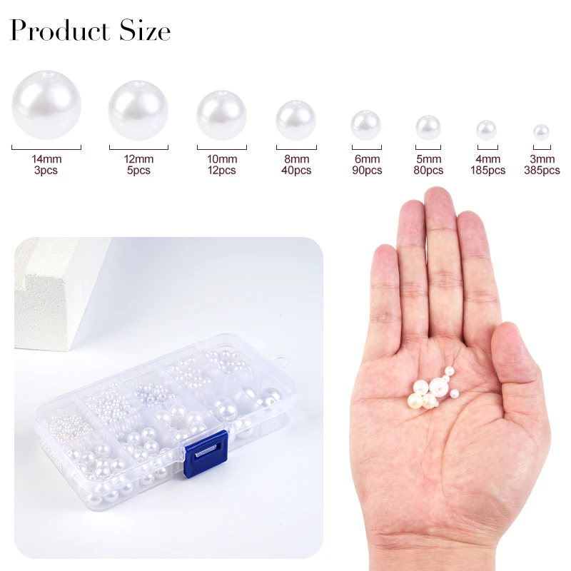 800 قطعة الاصطناعي فو اللؤلؤ ا - مراجعة Resin Crafts وسعره