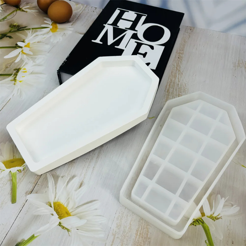 هالوين التابوت الراتنج قالب صي - مراجعة Serving Tray Mold وسعره