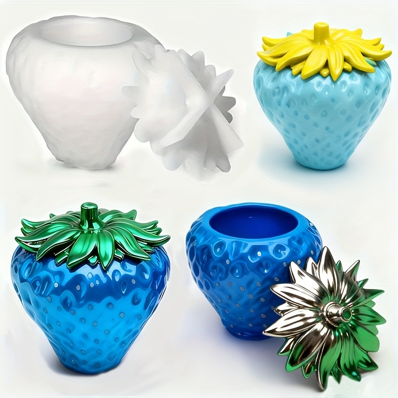 قالب راتنجي على شكل علبة فراول - مراجعة Resin Craft Ideas وسعره