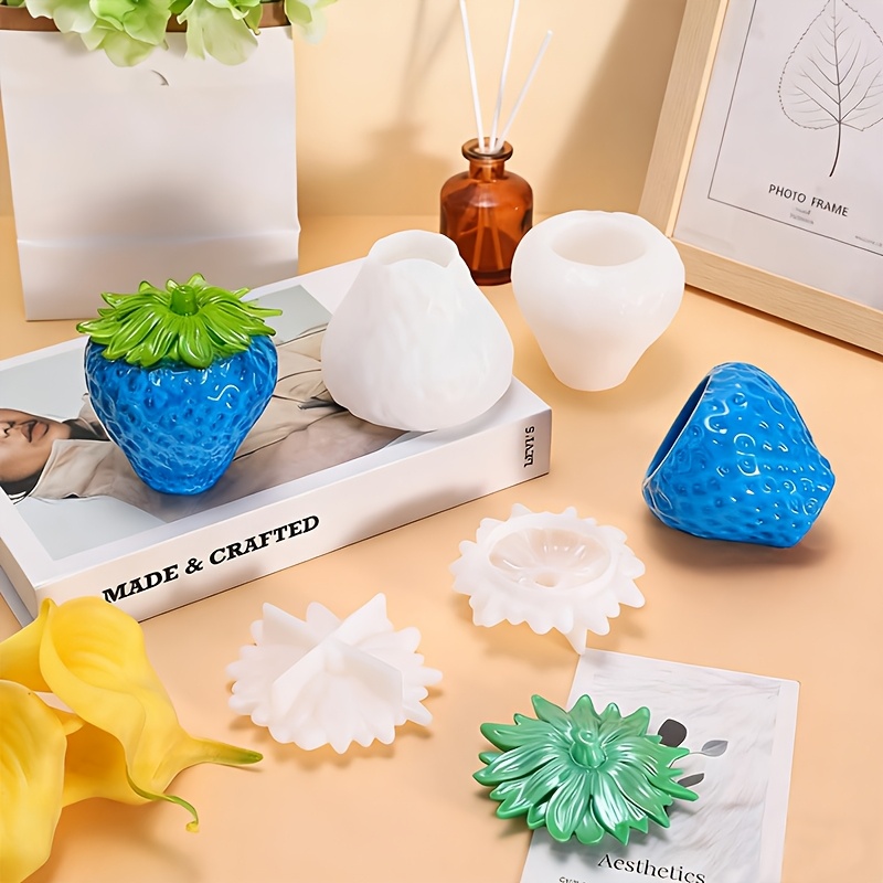 قالب راتنجي على شكل علبة فراول - مراجعة Resin Craft Ideas وسعره