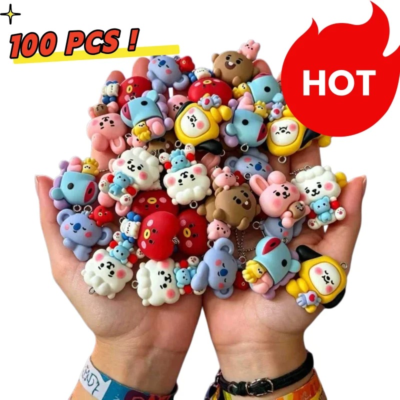 7 قطع من إكسسوارات BT21 الكرتو - مراجعة Resin Craft Material وسعره