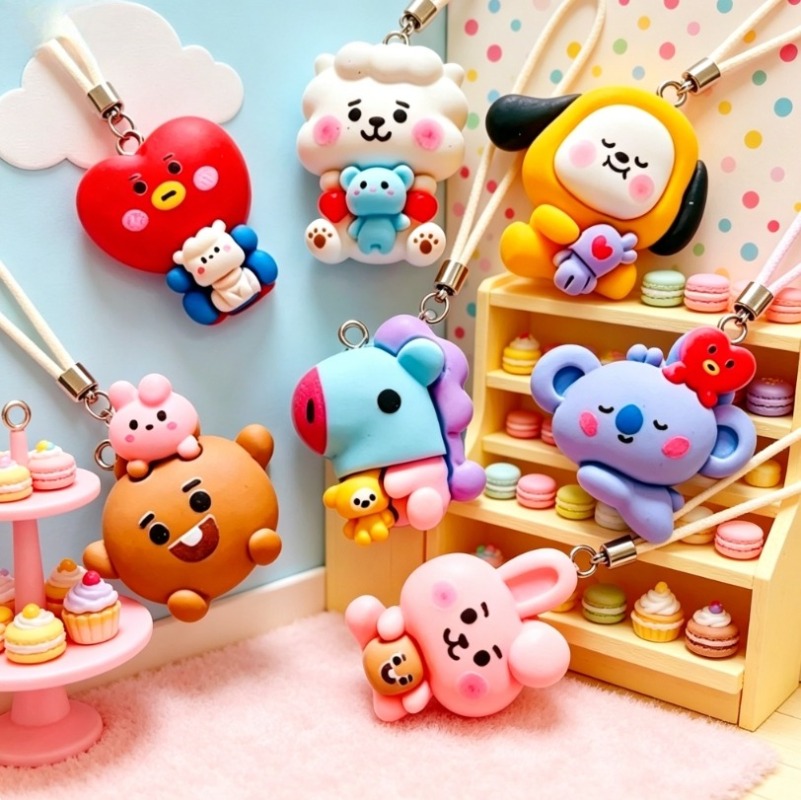 7 قطع من إكسسوارات BT21 الكرتو - مراجعة Resin Craft Material وسعره