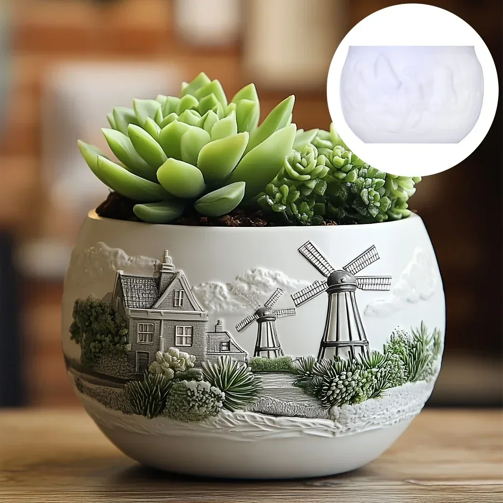 زوجين دولفين الإغاثة نبات عصار - مراجعة Resin Ocean Wave Mold وسعره