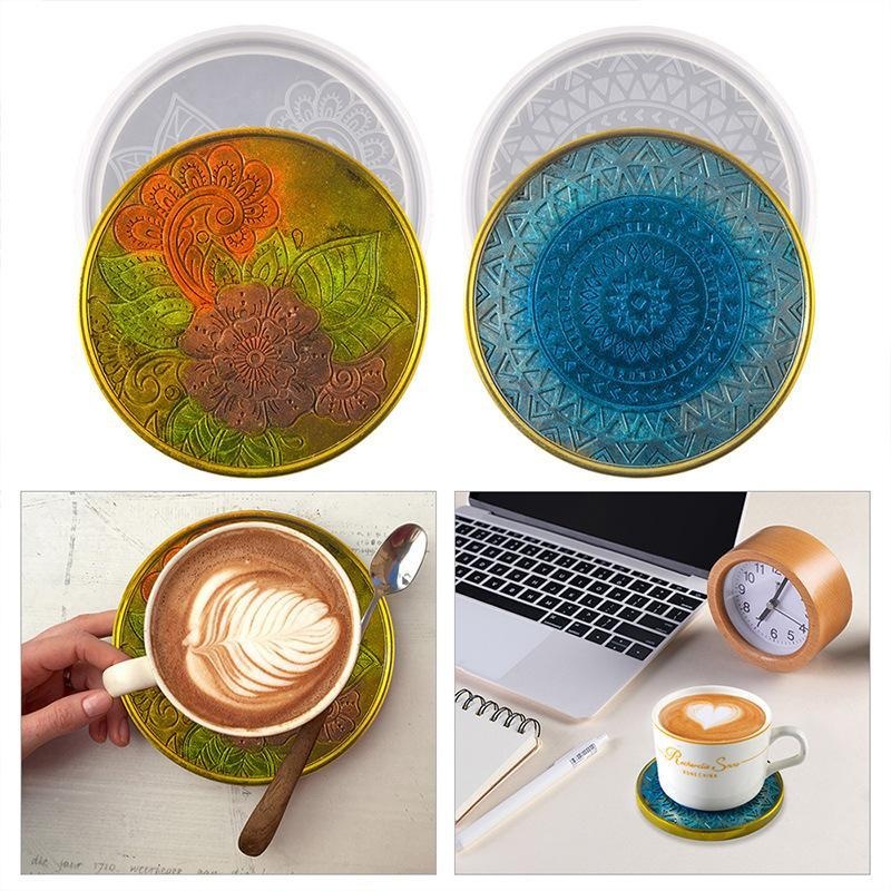 اليدوية الإبداعية جولة كوستر ق - مراجعة Coaster Mold Round وسعره