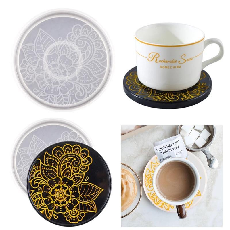 اليدوية الإبداعية جولة كوستر ق - مراجعة Coaster Mold Round وسعره