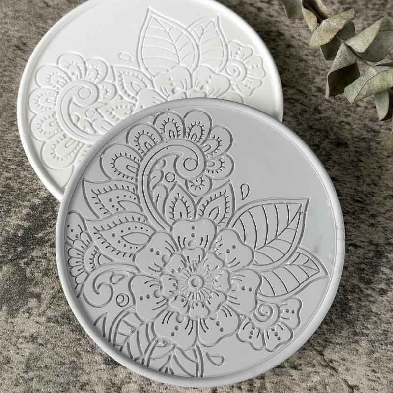اليدوية الإبداعية جولة كوستر ق - مراجعة Coaster Mold Round وسعره