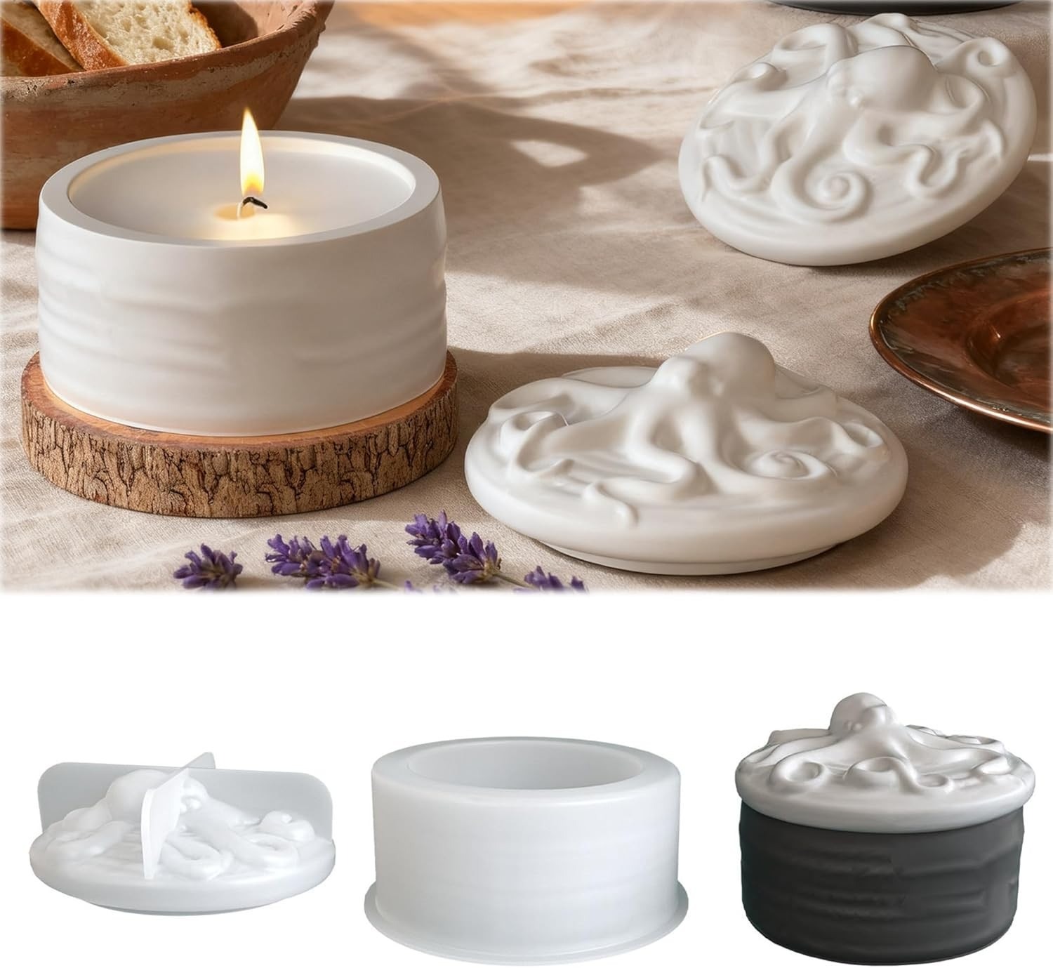 مجموعة قوالب سيليكون لصنع وعاء - مراجعة Resin Ocean Wave Mold وسعره