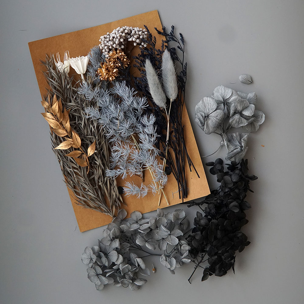 1 حزمة النباتات الاصطناعية الم - مراجعة Flower Preservation Resin وسعره