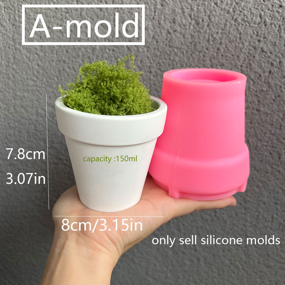 قالب سيليكون لوعاء مصنع خرسانة - مراجعة Coaster Mold Round وسعره